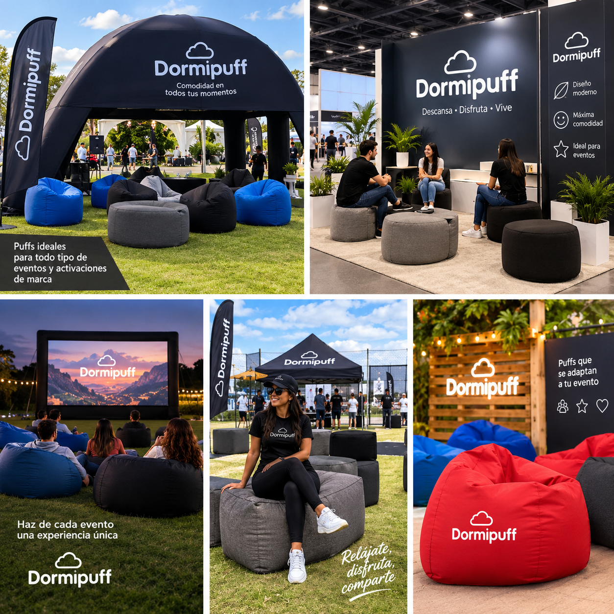 Puff Personalizado Eventos